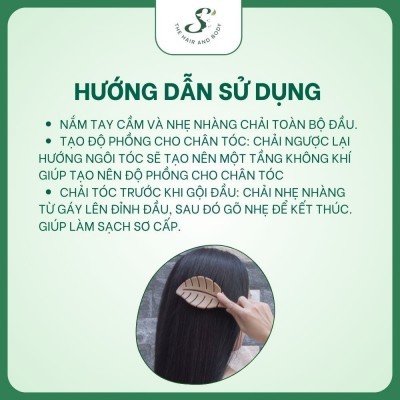 Lược S' The Hair and Body Coco - Tangle Công nghệ gỡ rối 