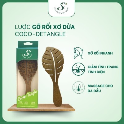 Lược S' The Hair and Body Coco - Tangle Công nghệ gỡ rối 