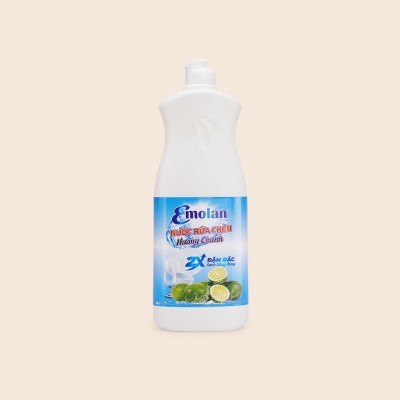 Nước rửa chén Emolan đánh bay dầu mỡ 800ml -  Thùng 16 can.