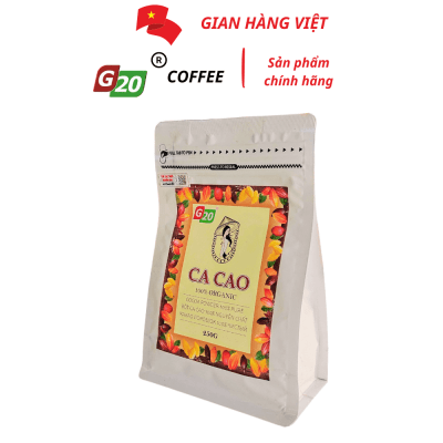 Bột cacao nguyên chất - G20 Coffee Buôn Mê Thuột - Bịch 250g