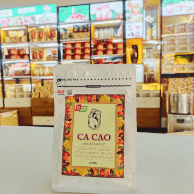 Bột cacao nguyên chất - G20 Coffee Buôn Mê Thuột - Bịch 250g