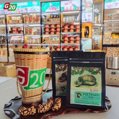 Cà phê chồn G20 Việt Nam 250gr ( Luwak) - G20 Coffee Buôn Mê Thuột - Bịch 250g