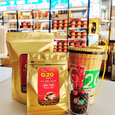 Cà phê sạch đặc biệt (cà phê bột) - G20 Coffee Buôn Mê Thuột - Bịch 250g