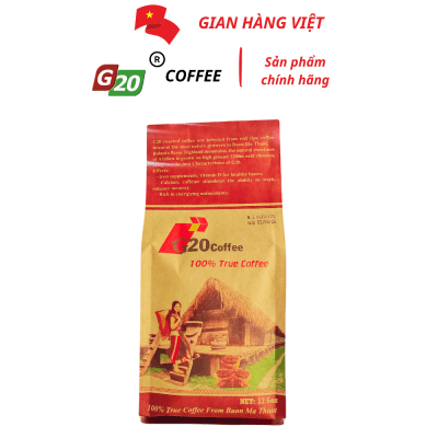 Cà phê sạch cô gái - G20 Coffee Buôn Mê Thuột - Bịch 500g