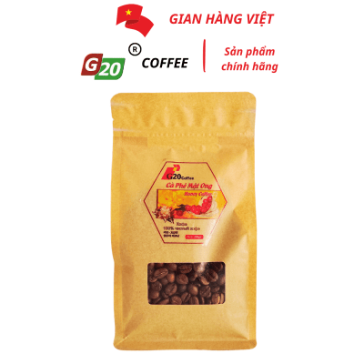 Cà phê hạt Honey - G20 Coffee Buôn Mê Thuột - Bịch 250G