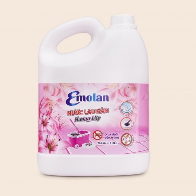 NƯỚC LAU SÀN EMOLAN HƯƠNG LY 3.5L -  Thùng 6 can.