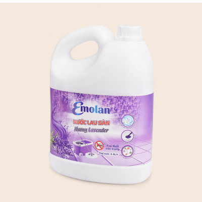 NƯỚC LAU SÀN EMOLAN HƯƠNG LAVENDER 3.5L -  Thùng 6 can.