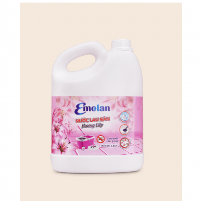 NƯỚC LAU SÀN EMOLAN HƯƠNG LY 3.5L -  Thùng 6 can.