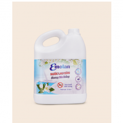 NƯỚC LAU SÀN EMOLAN HƯƠNG TRÀ TRẮNG 3.5L - Thùng 6 can.