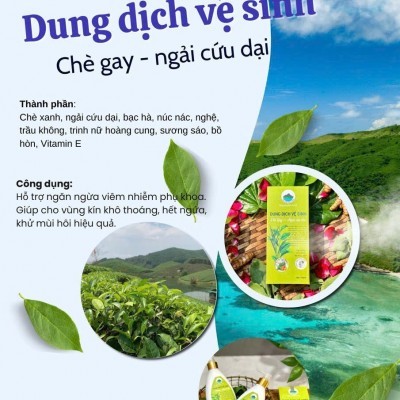 DUNG DỊCH VỆ SINH Chè Gay - Ngải cứu dại 