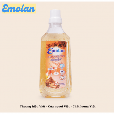 Lau sàn Emolan hương QUẾ 1L - Thùng 16 can.