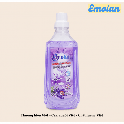 Lau sàn Emolan hương LAVENDER 1L - Thùng16 can.                   -