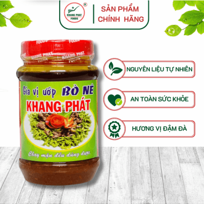 GIA VỊ ƯỚP BÒ NÉ KHANG PHÁT - Thùng 60 hủ