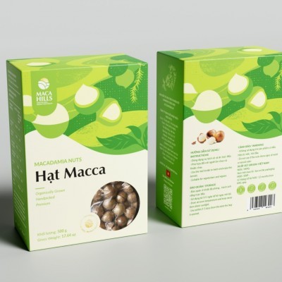 Hạt macca giòn rụm thơm béo tự nhiên (Hạt Mắc Ca Maca Hills) Size Pro