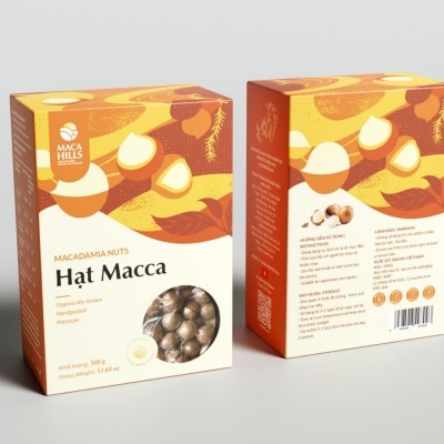 Hạt macca giòn rụm thơm béo tự nhiên (Hạt Mắc Ca Maca Hills) Size Max