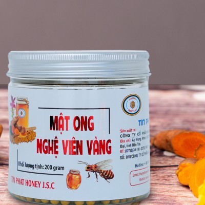 Mật Ong Nghệ Viên Vàng (PET) Tín Phát 100gr