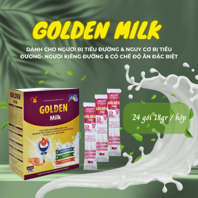 Thực phẩm dùng cho chế độ ăn đặt biệt Golden Milk hộp 24 gói x 18g