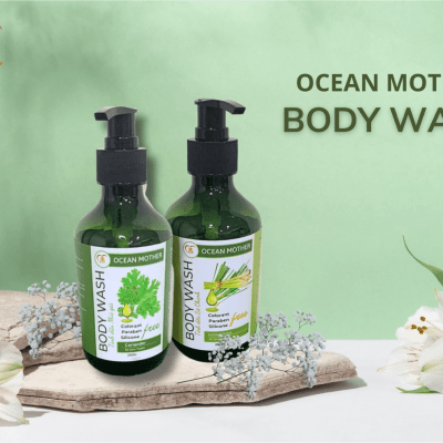 OCEAN MOTHER BODY WASH MÙI GIÀ (SỮA TẮM TINH DẦU MÙI GIÀ ( NGÒ RÍ ) OCEAN MOTHER)