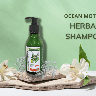 OCEAN MOTHER HERBAL SHAMPOO ( KHUYẾN MẠI: dầu gội thảo mộc hương tự nhiên sả chanh) ( kHUYẾN MẠI mua 3 chai tại siêu thị Bảo Lộc Lâm Đồng ( còn 1 xuất)