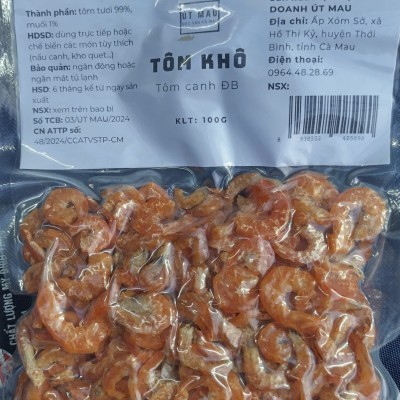 Tôm khô canh Đặt Biệt gói 100g