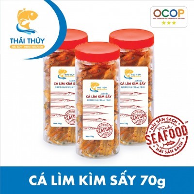 Cá Lìm Lìm Sấy Dẻo Thái Thủy - Hộp 70 gr - Hải sản sạch Không chất bảo quản đạt chuẩn OCOP 3*