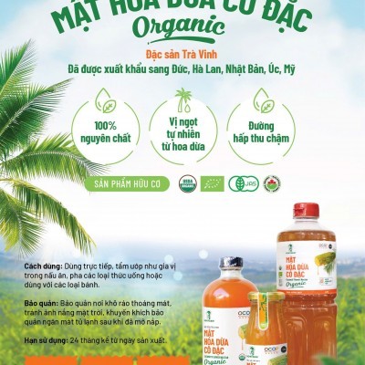 Mật hoa dừa cô đặc organic Sokfarm 1.4kg