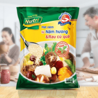 Hạt Nêm Nấm Hương và Rau Củ Quả 800g