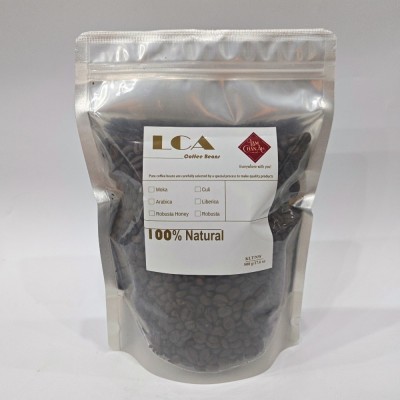 Cà phê hạt rang Moka nguyên chất Lâm Chấn Âu (500g)