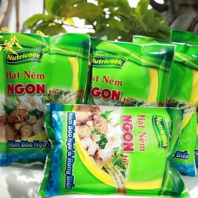 Hạt nêm nấm và rong biển 