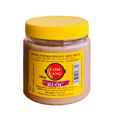 Ruốc Cơm Vàng 180g hũ nhựa PET