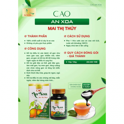 Cao An Xoa 100g -Giải độc gan