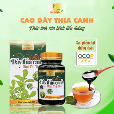 Cao dây thìa canh nguyên chất 100g - Sản phẩm dành cho người tiểu đường, mỡ máu