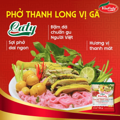 Phở Thanh Long Đỏ Caty Vị Gà 75g