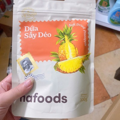 Dứa sấy dẻo Nafoods 100G