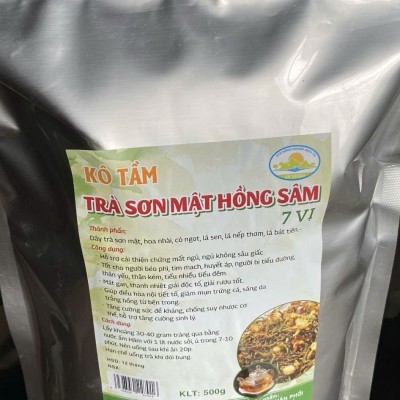 Trà sơn mật hồng sâm 7 vị