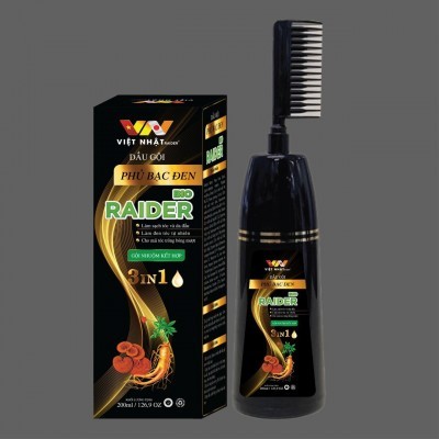 Dầu Gội Phủ Bạc Bio Raider thùng 36 chai