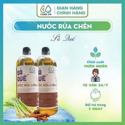 Nước rửa chén sả quế Oganic Come-on 1000ml