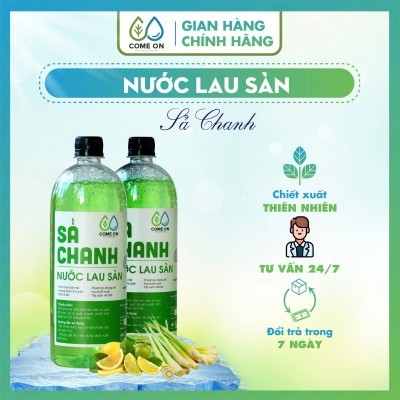 Nước lau sàn sả chanh Oganic Come-on-1000ml