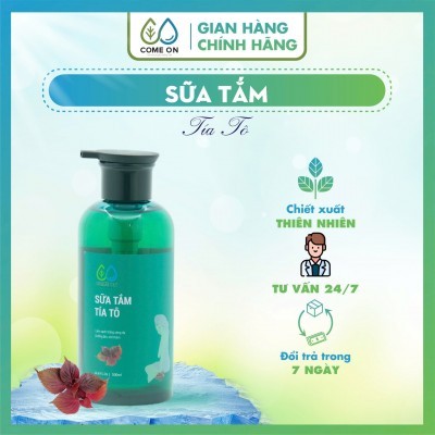 Sữa tắm tía tô Oganic 500ml- Come-on.