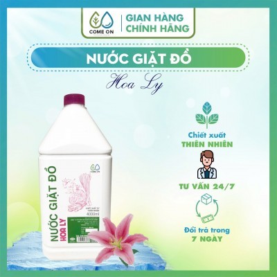  Nước giặt Oganic hương HOA LY- Come-on- 4000ml