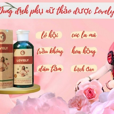 DUNG DỊCH VỆ SINH PHỤ NỮ THẢO DƯỢC LOVELY 500ML