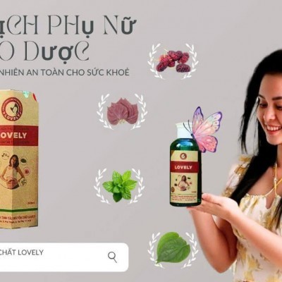 DUNG DỊCH VỆ SINH PHỤ NỮ THẢO DƯỢC LOVELY 500ML