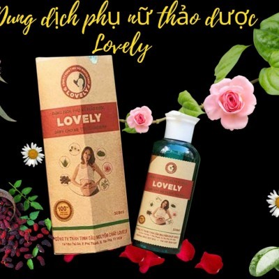 DUNG DỊCH VỆ SINH PHỤ NỮ THẢO DƯỢC LOVELY 500ML