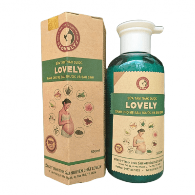 SỮA TẮM THẢO DƯỢC LOVELY DÀNH CHO MẸ TRƯỚC VÀ SAU SINH 500ML