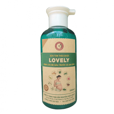 SỮA TẮM THẢO DƯỢC LOVELY DÀNH CHO MẸ TRƯỚC VÀ SAU SINH 500ML