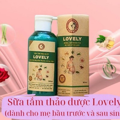 SỮA TẮM THẢO DƯỢC LOVELY DÀNH CHO MẸ TRƯỚC VÀ SAU SINH 500ML