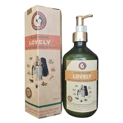 DẦU GỘI THẢO DƯỢC LOVELY DÀNH CHO MẸ BẦU TRƯỚC VÀ SAU SINH 500ML