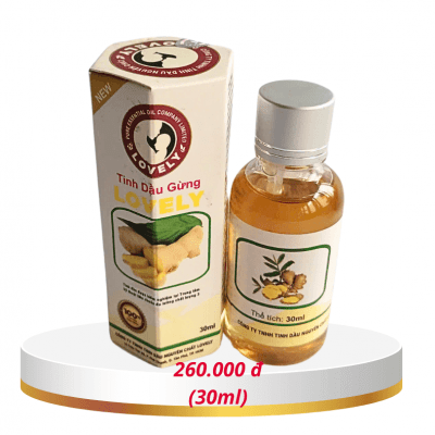 TINH DẦU GỪNG LOVELY 30ML