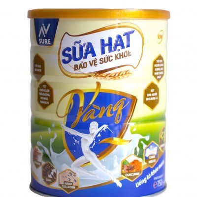 SỮA HẠT BẢO VỆ SỨC KHOẺ VÀNG NSURE  - Hộp 750g 