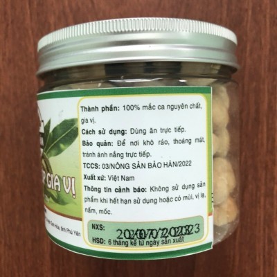 Mắc ca ướp gia vị hộp 200g